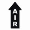 Air Arrow Up - Vinyl Decal Sticker - CHOOSE Size & Color