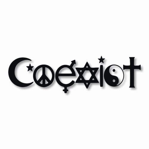 Coexist Peace - Vinyl Decal Sticker - CHOOSE Size & Color