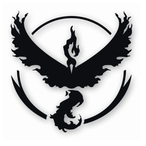 Pokemon Go Team Valor Logo - Vinyl Decal Sticker - CHOOSE Size & Color
