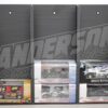 1/64 ADC Action Latemodel Modified Diecast Display Case Holds 15 Boxed Cars