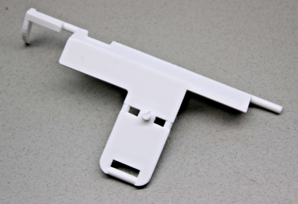 Refrigerator Recess Door Crank for GE WR17X3089