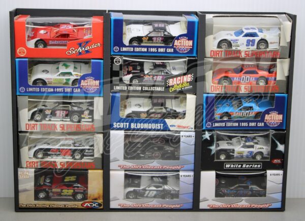 1/64 ADC Action Latemodel Modified Diecast Display Case Holds 15 Boxed Cars