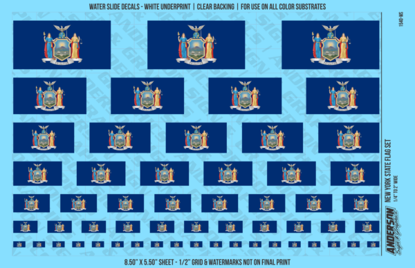 10-383.png ASG Waterslide Decals - New York State Flag Set