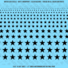 ASG Waterslide Decals - Solid 5-Point Stars Set Mixed Sizes