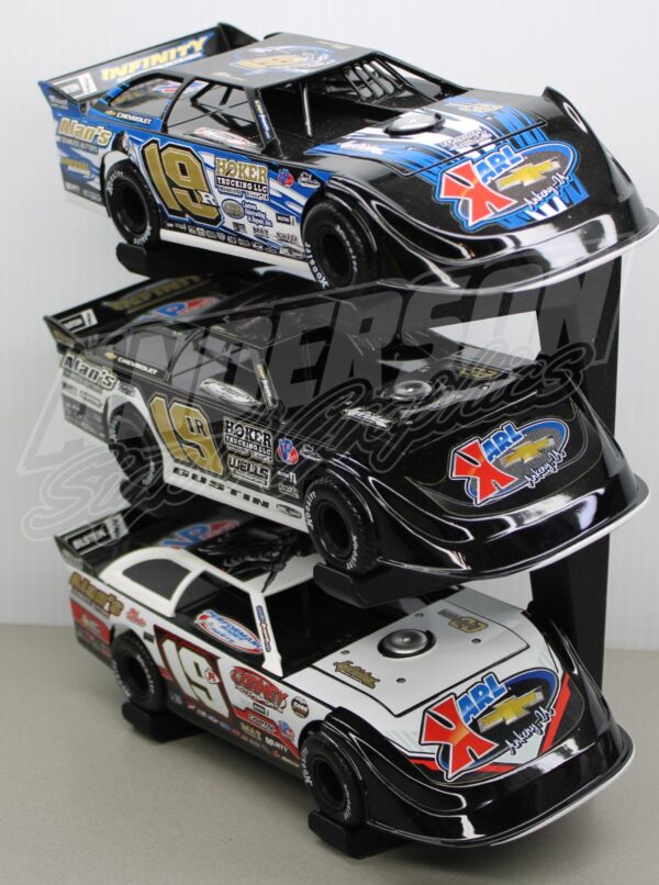 3 Tier 1/24 Diecast ADC Dirt Latemodel & Modified Display Stand Shelf