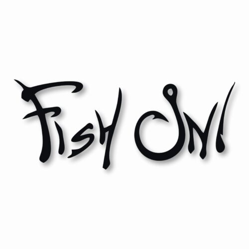 Fish On! Fishing Bait Outdoors - Vinyl Decal Sticker - CHOOSE Size & Color