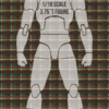 ASG 1/18 Scale Plaid Tartan Shirt Kilt Pattern Waterslide Decal 3.75 Inch Figure