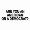American or Democrat Trump USA - Vinyl Decal Sticker - CHOOSE Size & Color