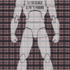 ASG 1/18 Scale Plaid Tartan Shirt Kilt Pattern Waterslide Decal 3.75 inch figure
