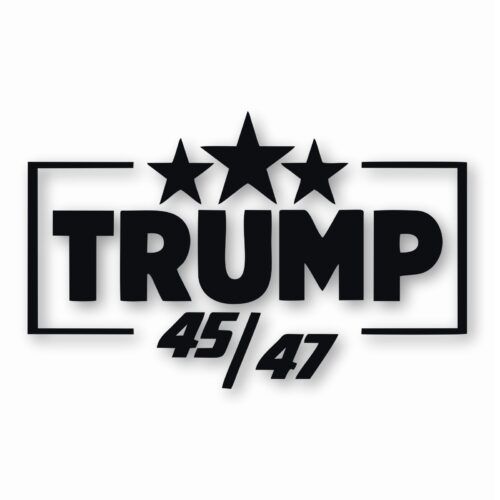TRUMP 45 / 47 MAGA America USA - Vinyl Decal Sticker - CHOOSE Size & Color