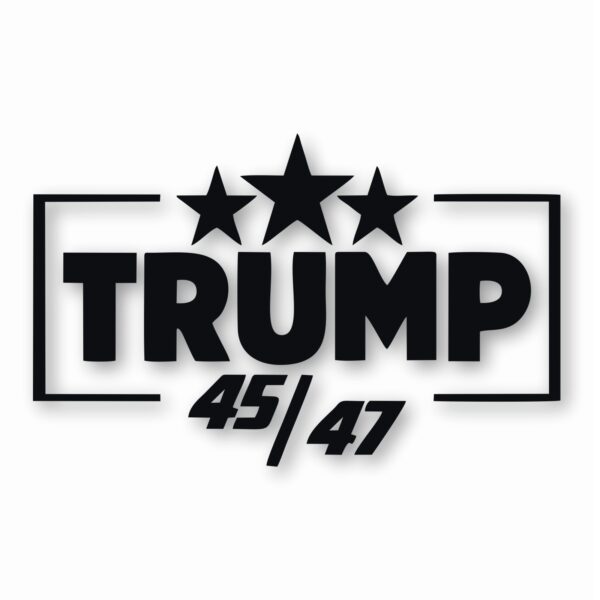 TRUMP 45 / 47 MAGA America USA - Vinyl Decal Sticker - CHOOSE Size & Color