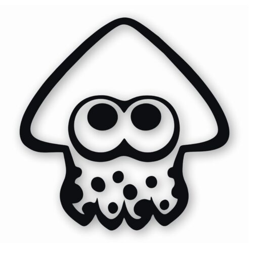 Splatoon Squid - Vinyl Decal Sticker - CHOOSE Size & Color