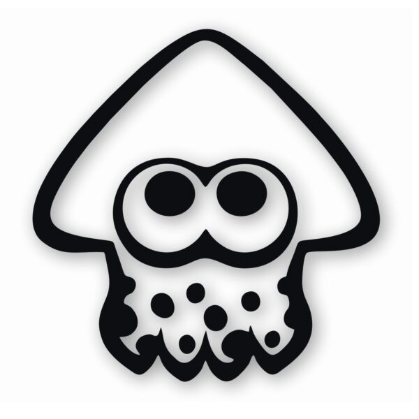 Splatoon Squid - Vinyl Decal Sticker - CHOOSE Size & Color