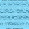 ASG Waterslide Decals - Retro Script Lettering Numbers 1/8"