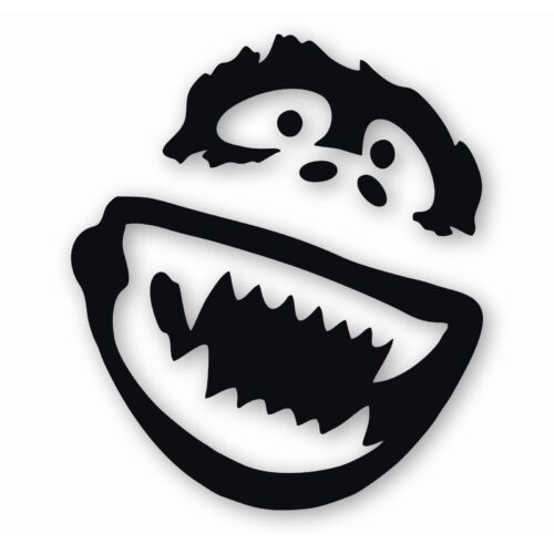 10-72.jpg Abominable Snowman - Vinyl Decal Sticker - CHOOSE Size & Color