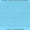 ASG Waterslide Decals - Traditional Serif Lettering Numbers 3/32"