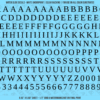 ASG Waterslide Decals - Traditional Serif Lettering Numbers 3/8"