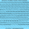 ASG Waterslide Decals - Classic Sans Serif Lettering Numbers 1/4"