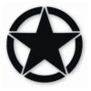 Army Star Jeep Door Patriot - Vinyl Decal Sticker - CHOOSE Size & Color