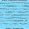 ASG Waterslide Decals - Classic Serif Lettering Numbers 3/16"
