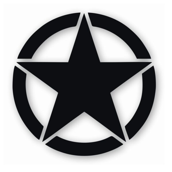 Army Star Jeep Door Patriot - Vinyl Decal Sticker - CHOOSE Size & Color