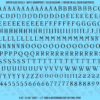 ASG Waterslide Decals - Classic Serif Lettering Numbers 5/16"