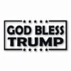 God Bless Trump America USA - Vinyl Decal Sticker - CHOOSE Size & Color