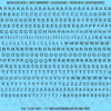 ASG Waterslide Decals - Classic Sans Serif Lettering Numbers 3/16"