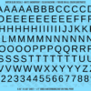 ASG Waterslide Decals - Classic Sans Serif Lettering Numbers 1/2"