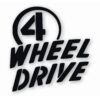4 Wheel Drive 4x4 Jeep Wrangler CJ YJ- Vinyl Decal Sticker - CHOOSE Size & Color