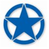 Army Star Jeep Door Patriot - Vinyl Decal Sticker - CHOOSE Size & Color