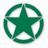 Army Star Jeep Door Patriot - Vinyl Decal Sticker - CHOOSE Size & Color