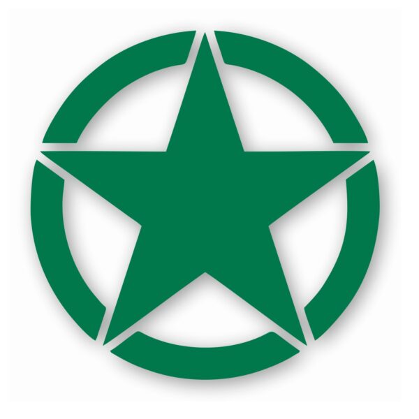 Army Star Jeep Door Patriot - Vinyl Decal Sticker - CHOOSE Size & Color