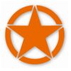 Army Star Jeep Door Patriot - Vinyl Decal Sticker - CHOOSE Size & Color