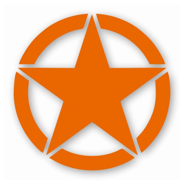 Army Star Jeep Door Patriot - Vinyl Decal Sticker - CHOOSE Size & Color