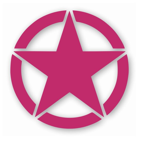 Army Star Jeep Door Patriot - Vinyl Decal Sticker - CHOOSE Size & Color