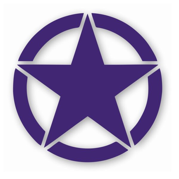 Army Star Jeep Door Patriot - Vinyl Decal Sticker - CHOOSE Size & Color