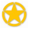 Army Star Jeep Door Patriot - Vinyl Decal Sticker - CHOOSE Size & Color
