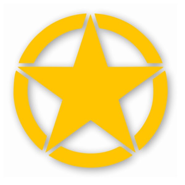 Army Star Jeep Door Patriot - Vinyl Decal Sticker - CHOOSE Size & Color