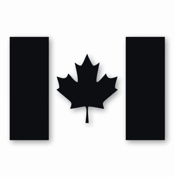Canada Flag - Vinyl Decal Sticker - CHOOSE Size & Color