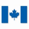 Canada Flag - Vinyl Decal Sticker - CHOOSE Size & Color