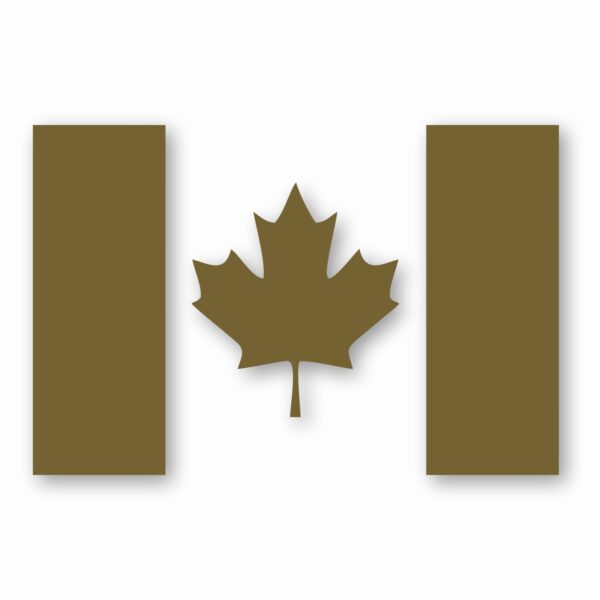 Canada Flag - Vinyl Decal Sticker - CHOOSE Size & Color