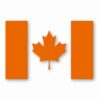 Canada Flag - Vinyl Decal Sticker - CHOOSE Size & Color