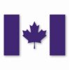 Canada Flag - Vinyl Decal Sticker - CHOOSE Size & Color