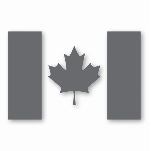 Canada Flag - Vinyl Decal Sticker - CHOOSE Size & Color