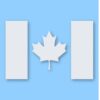 Canada Flag - Vinyl Decal Sticker - CHOOSE Size & Color