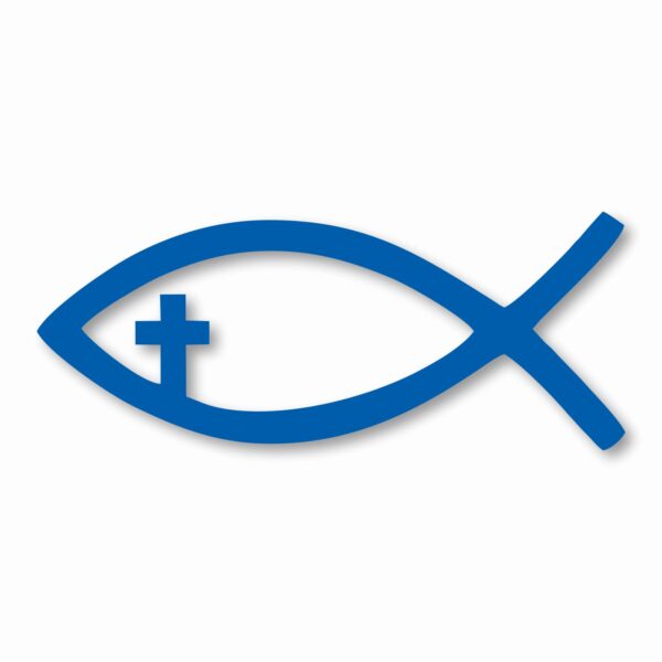 Jesus Fish Church God Religious - Vinyl Decal Sticker - CHOOSE Size & Color
