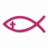 Jesus Fish Church God Religious - Vinyl Decal Sticker - CHOOSE Size & Color
