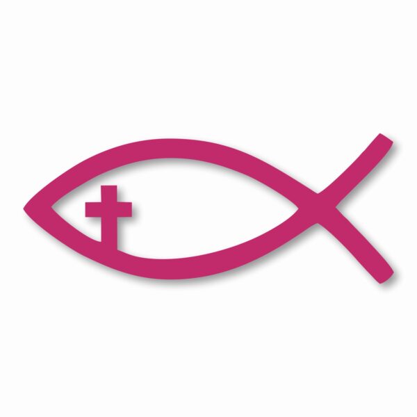 Jesus Fish Church God Religious - Vinyl Decal Sticker - CHOOSE Size & Color