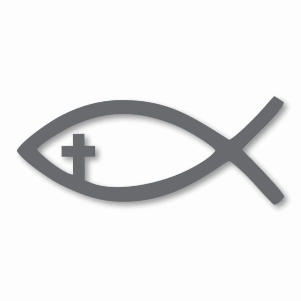 Jesus Fish Church God Religious - Vinyl Decal Sticker - CHOOSE Size & Color